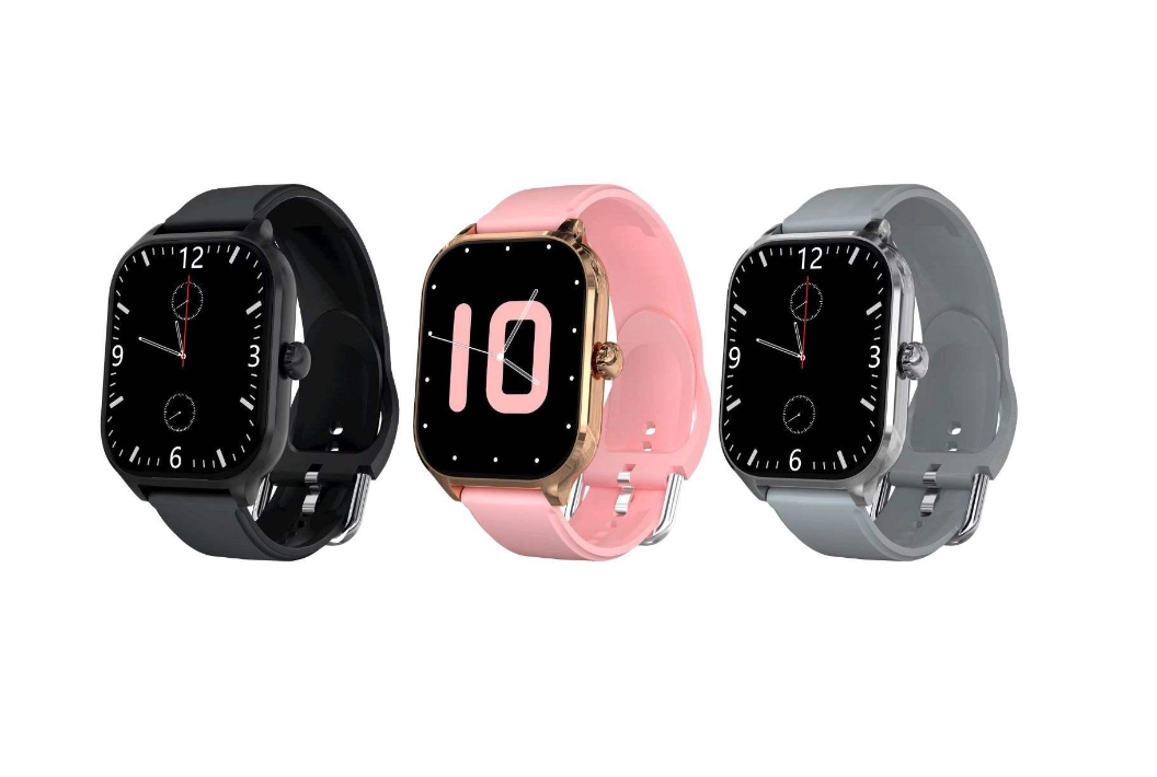 Smart Touchscreen Fitness Watch with Heart Rate Monitor & Notifications